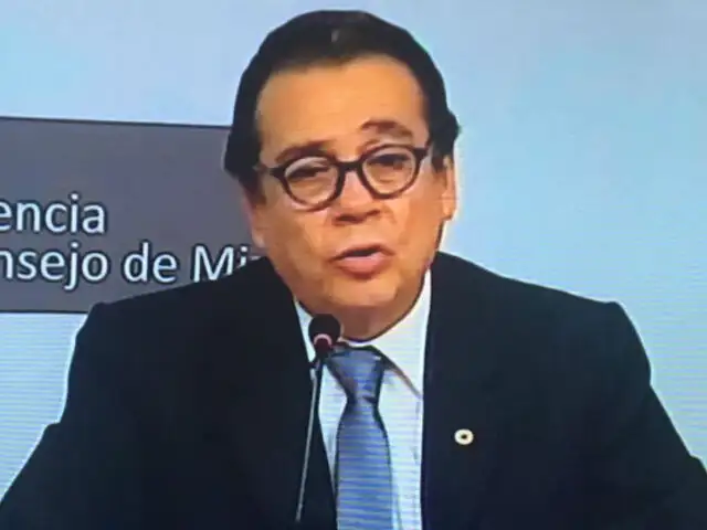 Ministro de Justicia se pronunció en conferencia sobre indulto a Alberto Fujimori