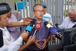 "De momento no hay alta médica para Fujimori", dice ex congresista Aguinaga