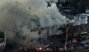 EEUU: voraz incendio se registra en edificio en el Bronx