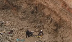 Pasamayo: así fue el rescate del cuerpo de Indira Díaz en medio del acantilado