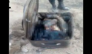 Huaral: Encuentran cadáver de una mujer en el interior de una maleta