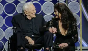 Globos de Oro 2018: Kirk Douglas sorprendió a todos presentando un premio a los 101 años [VIDEO]