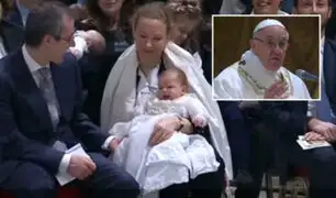 Papa Francisco animó a las madres a amamantar a sus bebés en la Capilla Sixtina