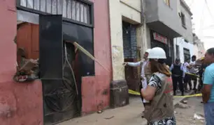 Barrios Altos: Ministerio de Cultura verifica estado de casonas tras derrumbe