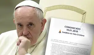 Sodalicio de Vida Cristiana se pronuncia tras disposición del Papa Francisco