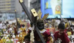 Devotos realizan multitudinaria procesión por el ‘Nazareno negro’