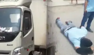 San Juan de Lurigancho: asaltan camión de helados y balean a trabajador
