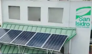 San Isidro: instalan paneles solares que cargan celulares sin contaminar