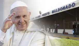 Papa Francisco llegó a Puerto Maldonado