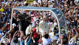 Papa Francisco recorrió barrio de Buenos Aires en Trujillo