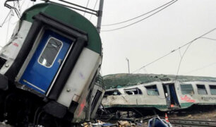 Italia: investigan las causas del accidente de tren cerca a Milán