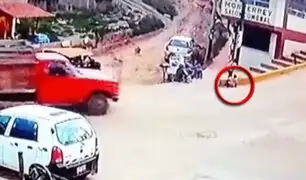Cusco: chofer de camión atropella a niño y se da a la fuga