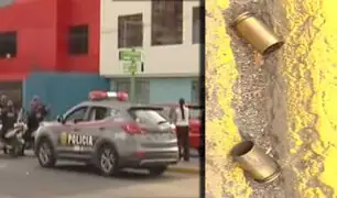 San Isidro: delincuentes con armas automáticas intentan asaltar vehículo blindado