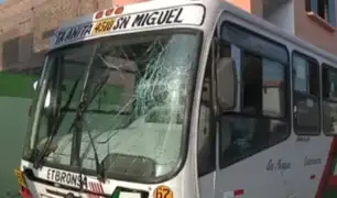 Ate-La Molina: se registró aparatoso accidente entre bus y cúster