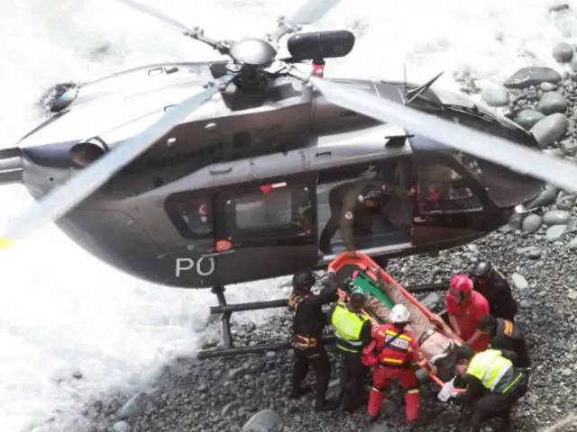 Accidente Pasamayo: hallan dos cuerpos en medio del acantilado