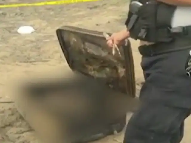 Pasamayo: Policía aún no identifica cuerpo de mujer hallado en interior de maleta