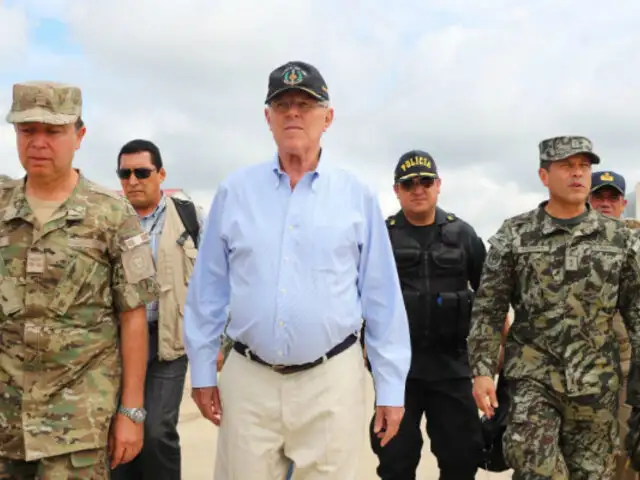 Presidente Kuczynski viajó a Arequipa para verificar zonas afectadas por sismo