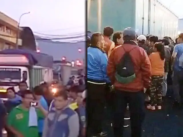 San Luis: estibadores inician huelga en Mercado Mayorista de Frutas