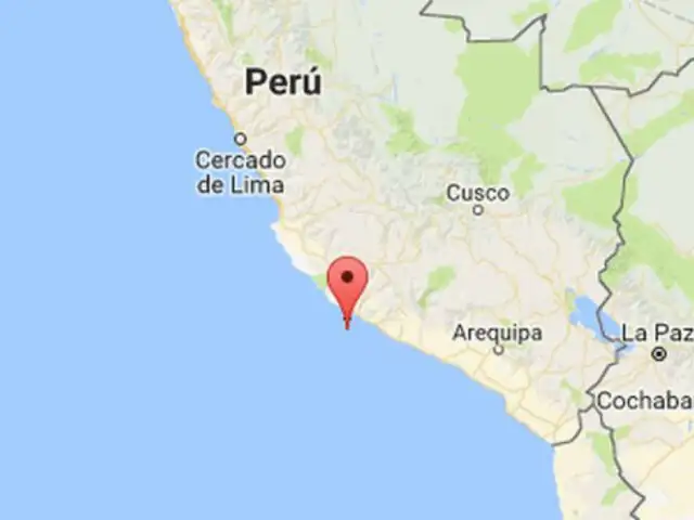 Sismo de magnitud 3.7 se registró en Cañete esta madrugada