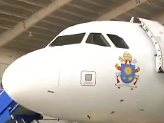 Papa Francisco en el Perú: presentan avión que trasladará al Santo Padre durante su visita