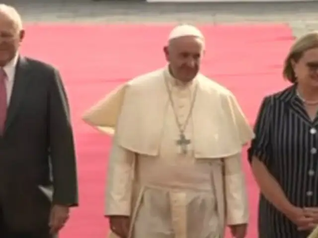 Francisco en Perú: El papa se reunió con autoridades y líderes en Palacio de Gobierno