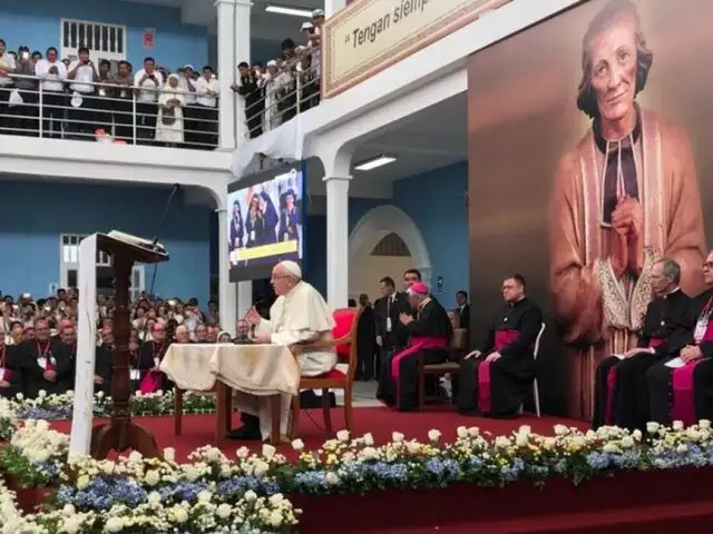 Papa Francisco participó en encuentro eclesiástico en Trujillo