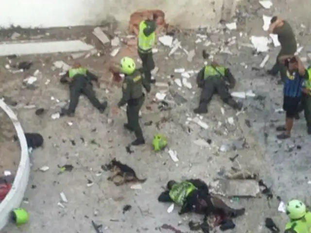 Colombia: 5 policías mueren en ataque a comisaría en Barranquilla