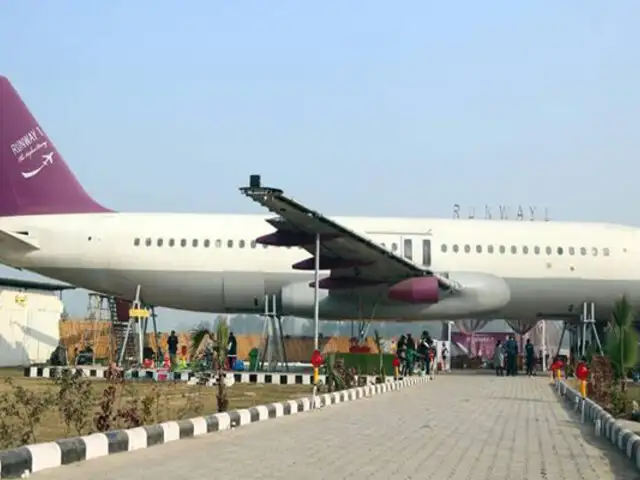 India: avión Airbus  es convertido en lujosos restaurante