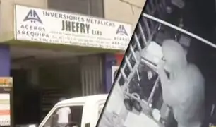 Huaycán: delincuentes roban seis mil soles en productos de ferretería