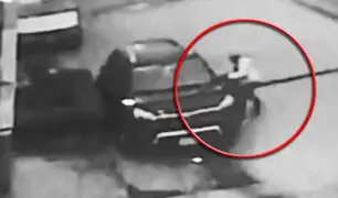 San Juan de Miraflores: delincuente roba espejos de auto estacionado en cuestión de segundos