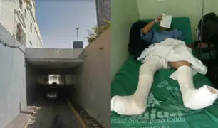 Cercado de Lima: menor cae desde altura de 6 metros hacia las vías de un by pass