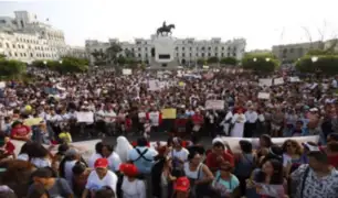 Centro de Lima: miles de personas participaron de la movilización ‘Jimena renace’