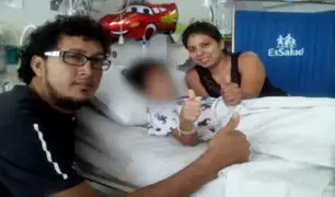 Chiclayo: niño salvó de morir luego de tragar un silbato
