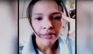 Joven venezolana arremete contra compatriota que golpeó a peruano en bus