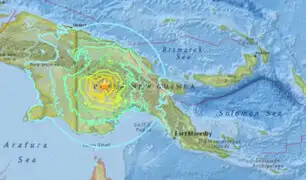 Sismo de magnitud 7,5 sacudió Papúa Nueva Guinea