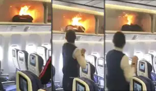 China: se desata pánico en un avión con la explosión de batería de un celular