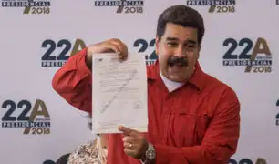 Venezuela: Nicolás Maduro oficializa su candidatura a la reelección presidencial