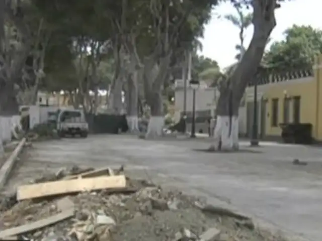Caos en en el distrito de Barranco por remodelación en avenida Pedro de Osma