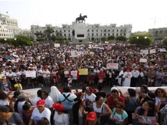 Centro de Lima: miles de personas participaron de la movilización ‘Jimena renace’