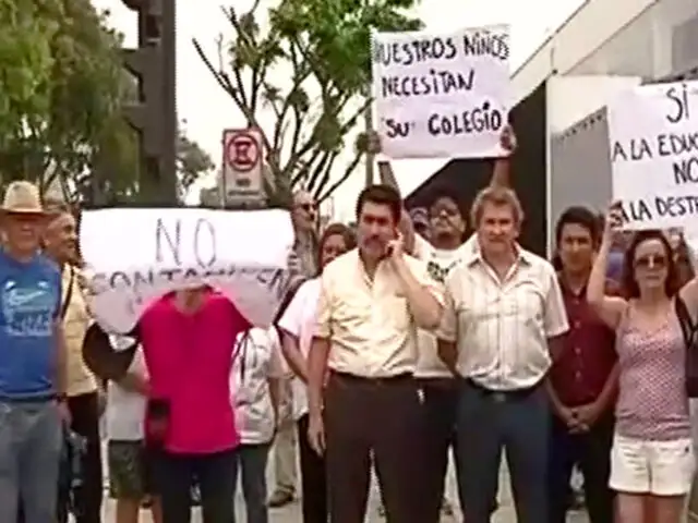 San Isidro: vecinos y padres de familia reclaman construcción de colegio