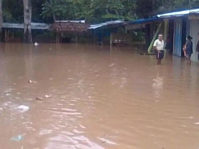 Río Madre de Dios se desborda tras intensas lluvias y afecta 120 viviendas