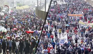Vía de Evitamiento: más de 4 mil vecinos de Huarochirí participaron en marcha que terminó con enfrentamientos