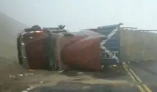 Nuevo accidente en Pasamayo deja un herido y cierran vía