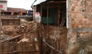 Iquitos: viviendas colapsan por filtración de agua y paralización de obra