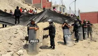 SJL: derriban muro de colegio para crear acceso a asentamientos humanos