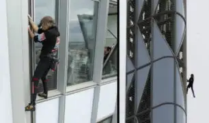 Francia: 'Spiderman francés' escaló edificio de 190 metros