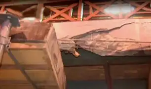 Barranco: vuelven a dañar puente que fue impactado por camión