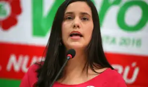 Verónica Mendoza pide a Vizcarra que convoque a nuevas elecciones generales