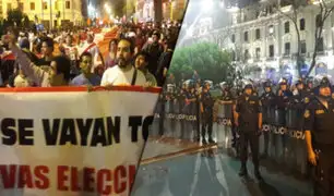 Centro de Lima: así fue la marcha de colectivos tras renuncia de PPK