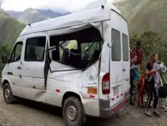 Cusco: roca cae sobre cúster y mata a una turista argentina